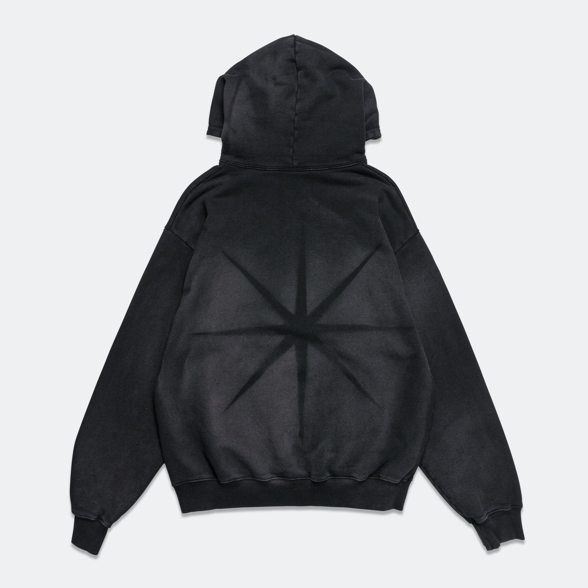 Pareidolia Hoodie - Star Faded Black