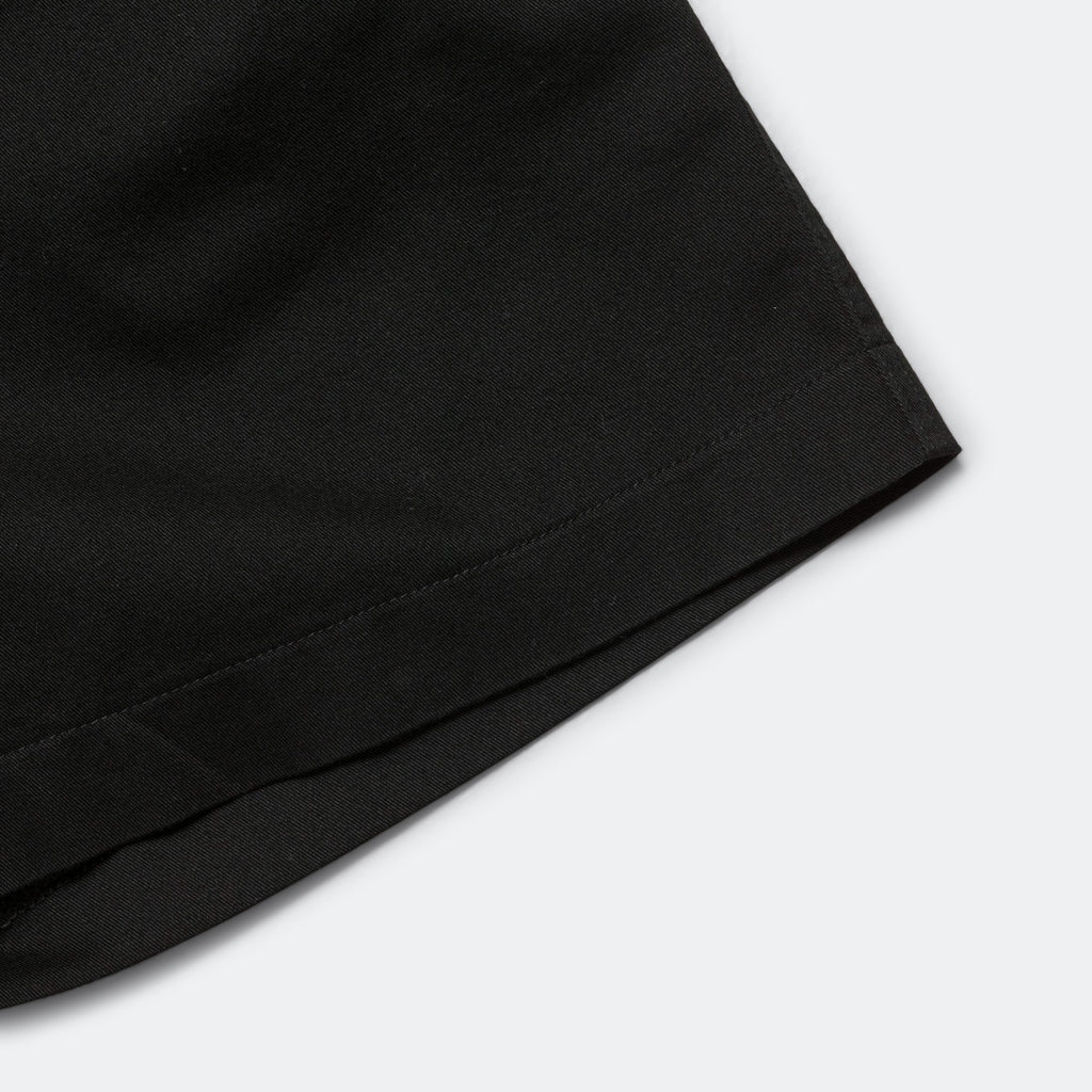 Pleated Wide Shorts - Black