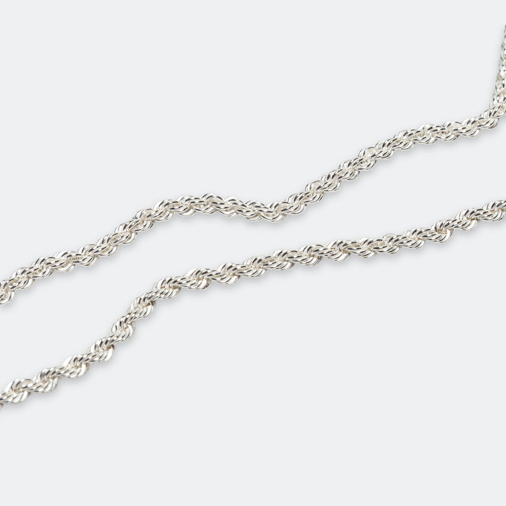 Rope Chain Necklace - 925 Silver