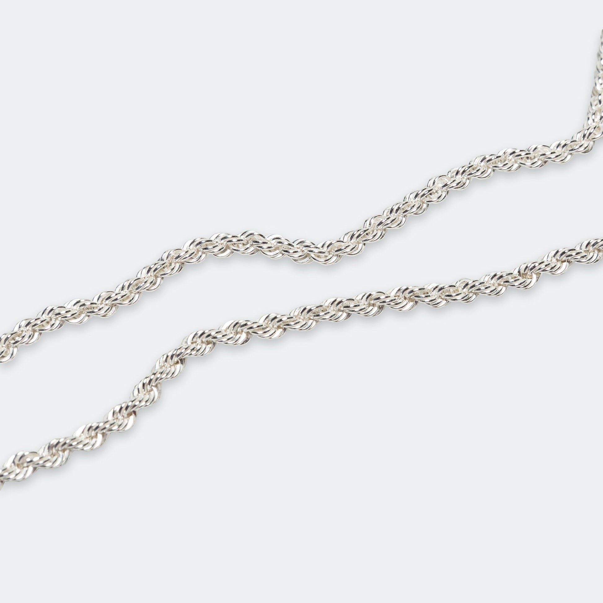 Rope Chain Necklace - 925 Silver
