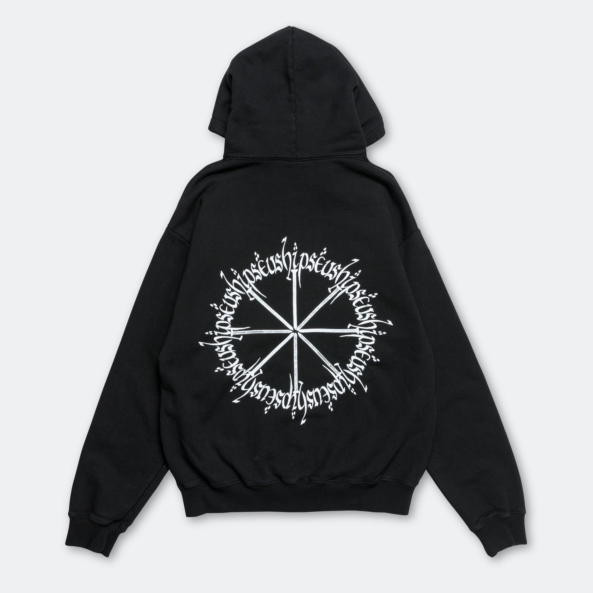 Sermon Zip Hoodie - Black