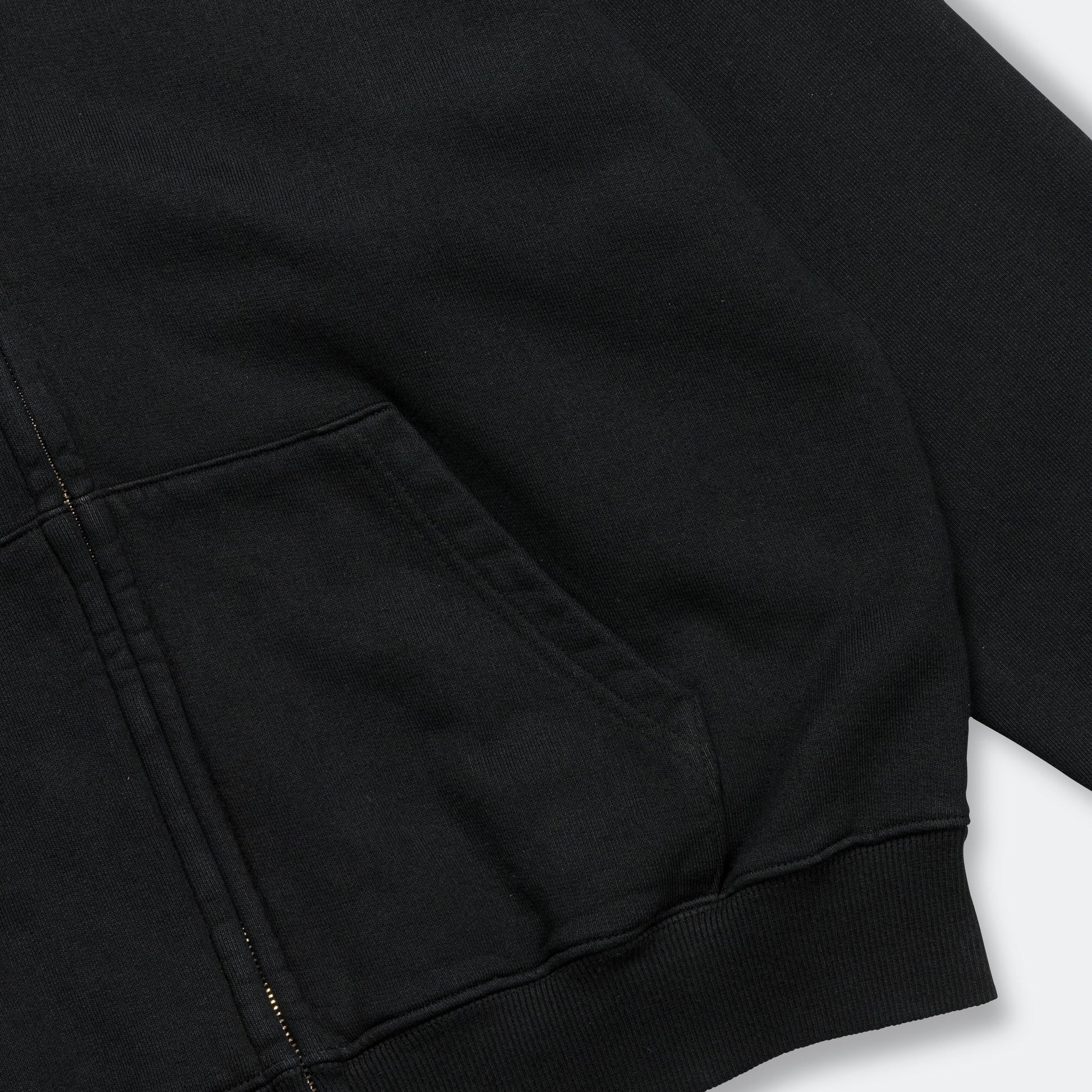 Sermon Zip Hoodie - Black