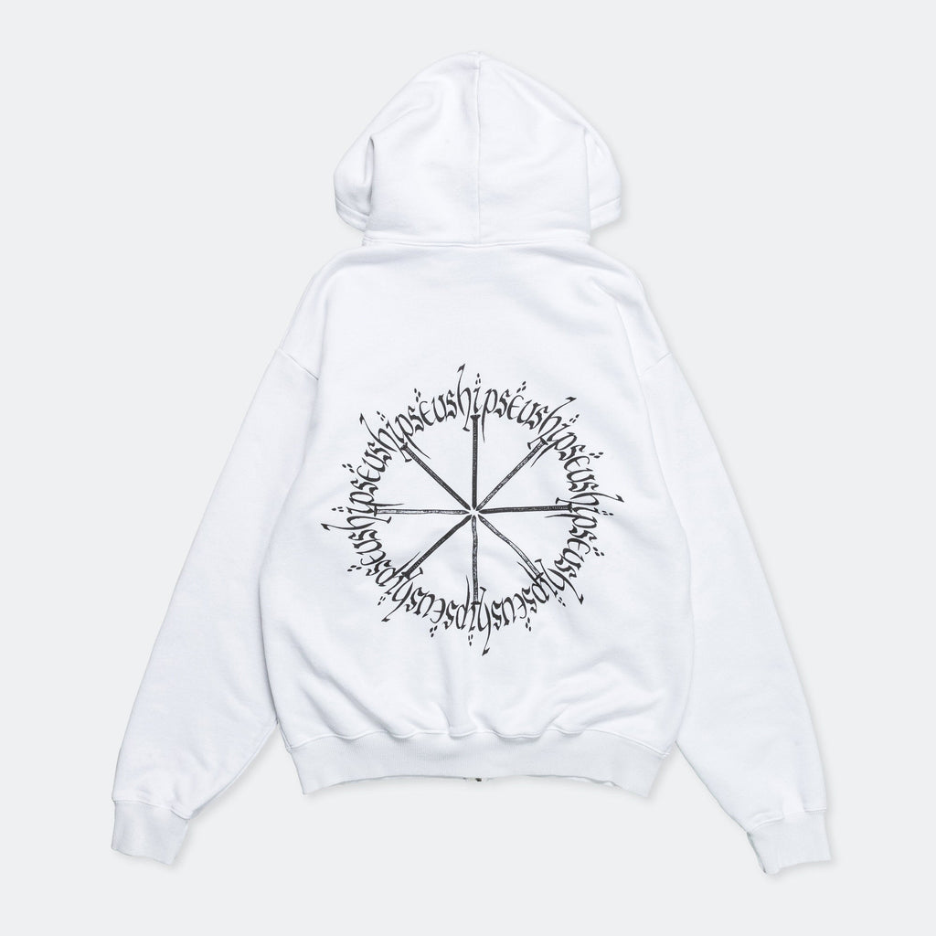 Sermon Zip Hoodie - White
