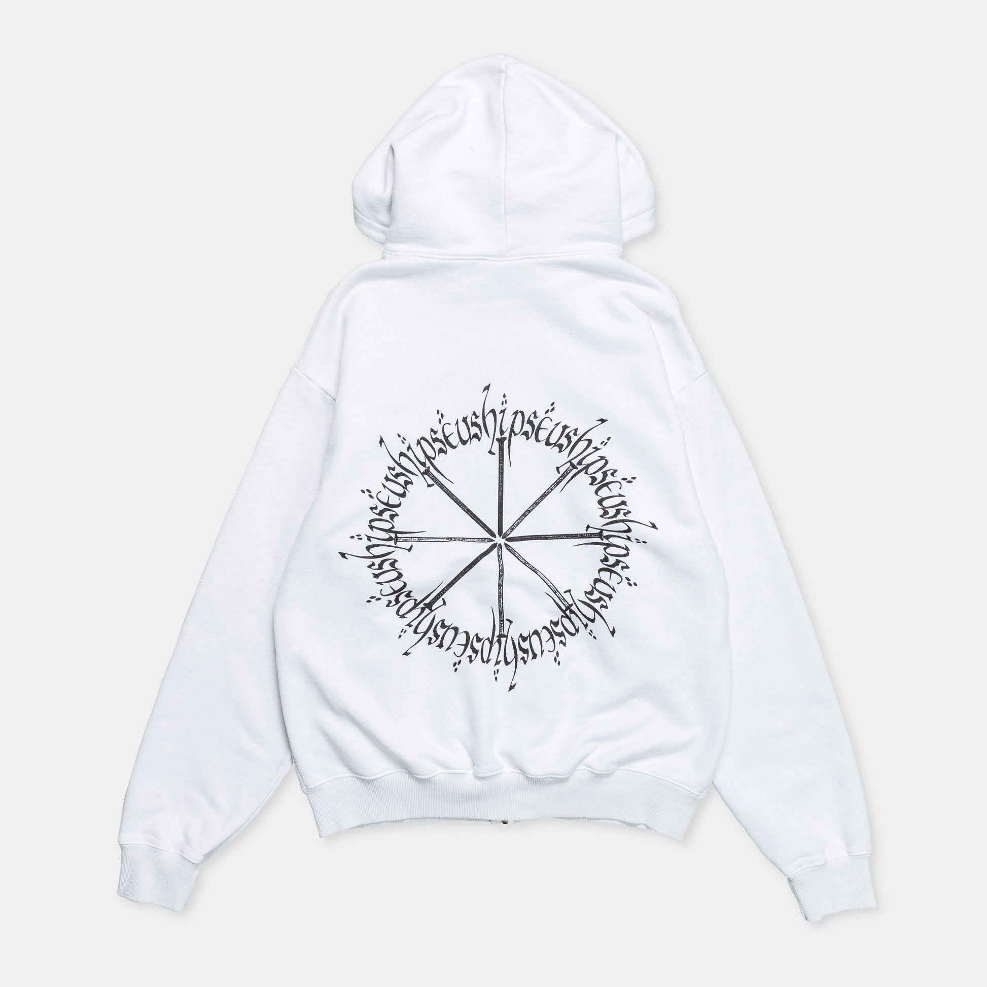 Sermon Zip Hoodie - White