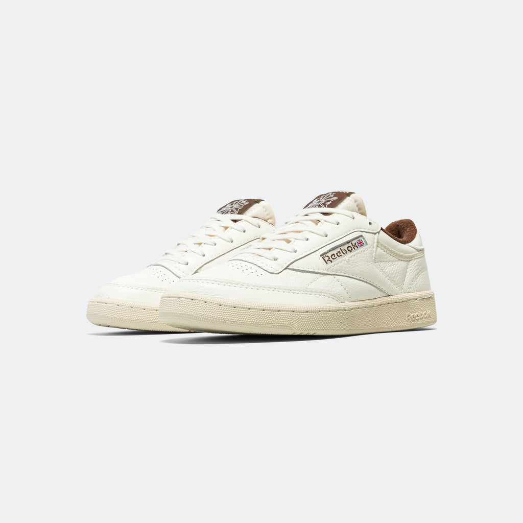 Club C 85 Vintage - Chalk/Alabaster-Brush Brown