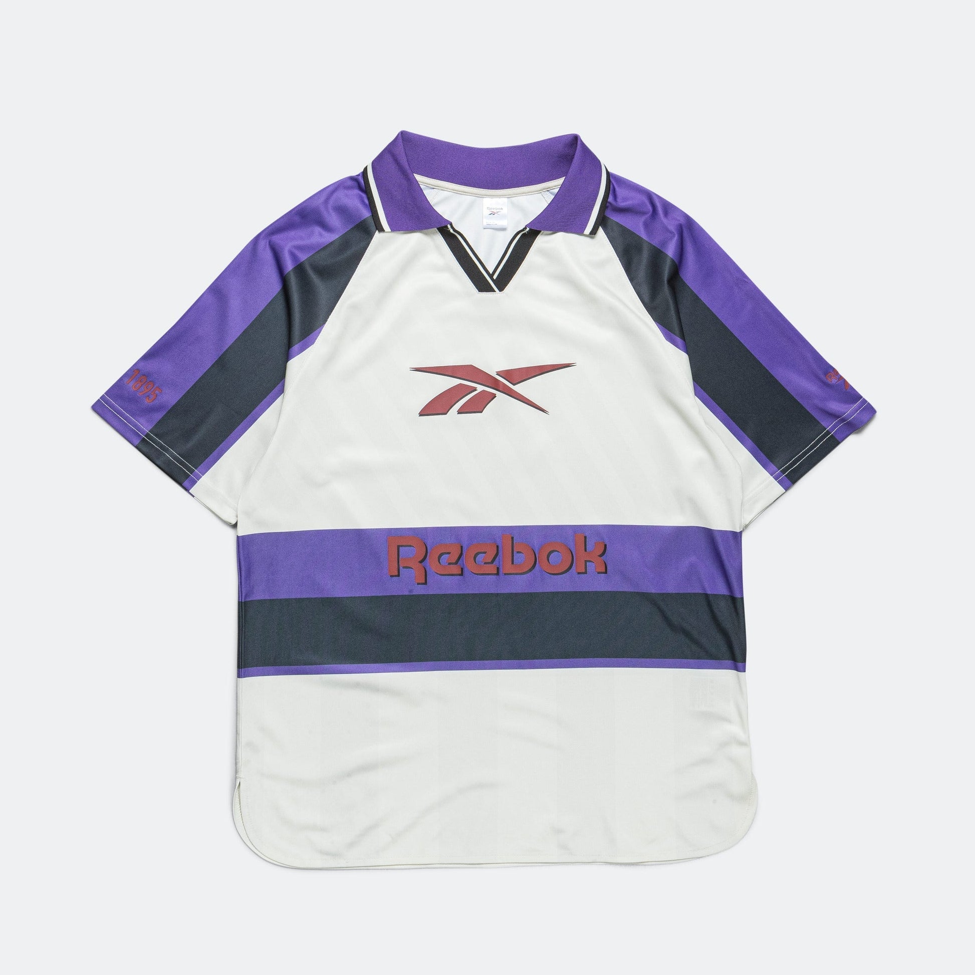 Retro Jersey - White/Black/Purple