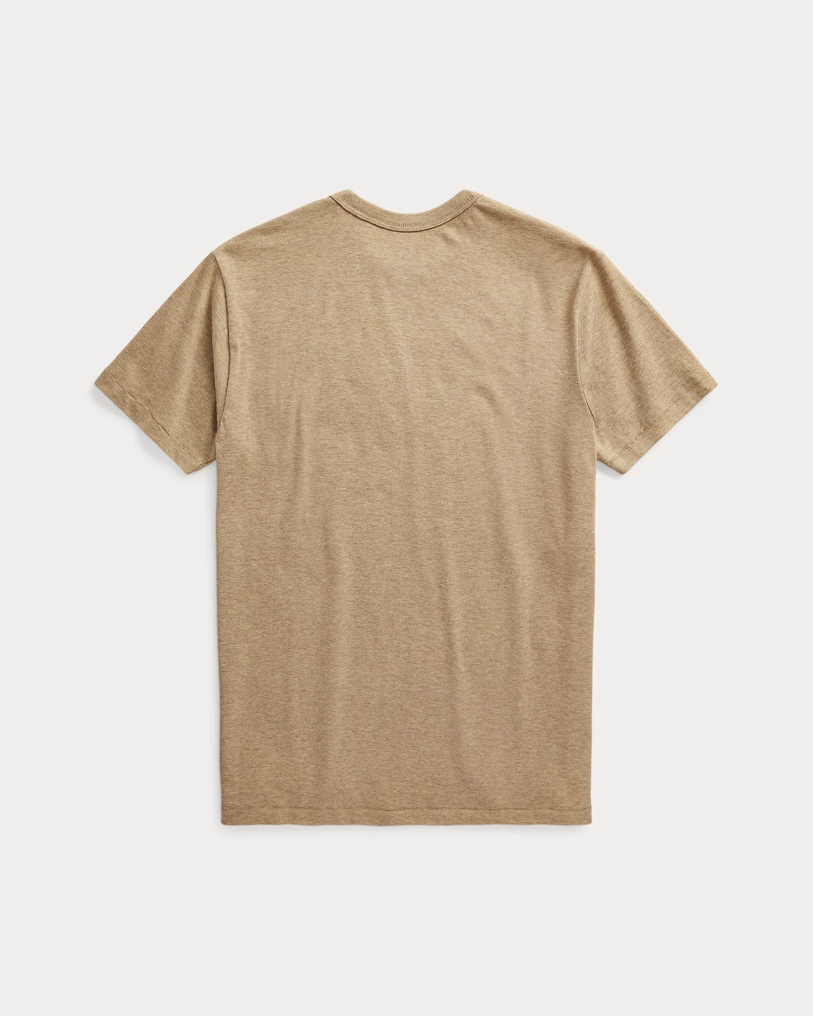 Garment-Dyed Crewneck T-Shirt - Beige