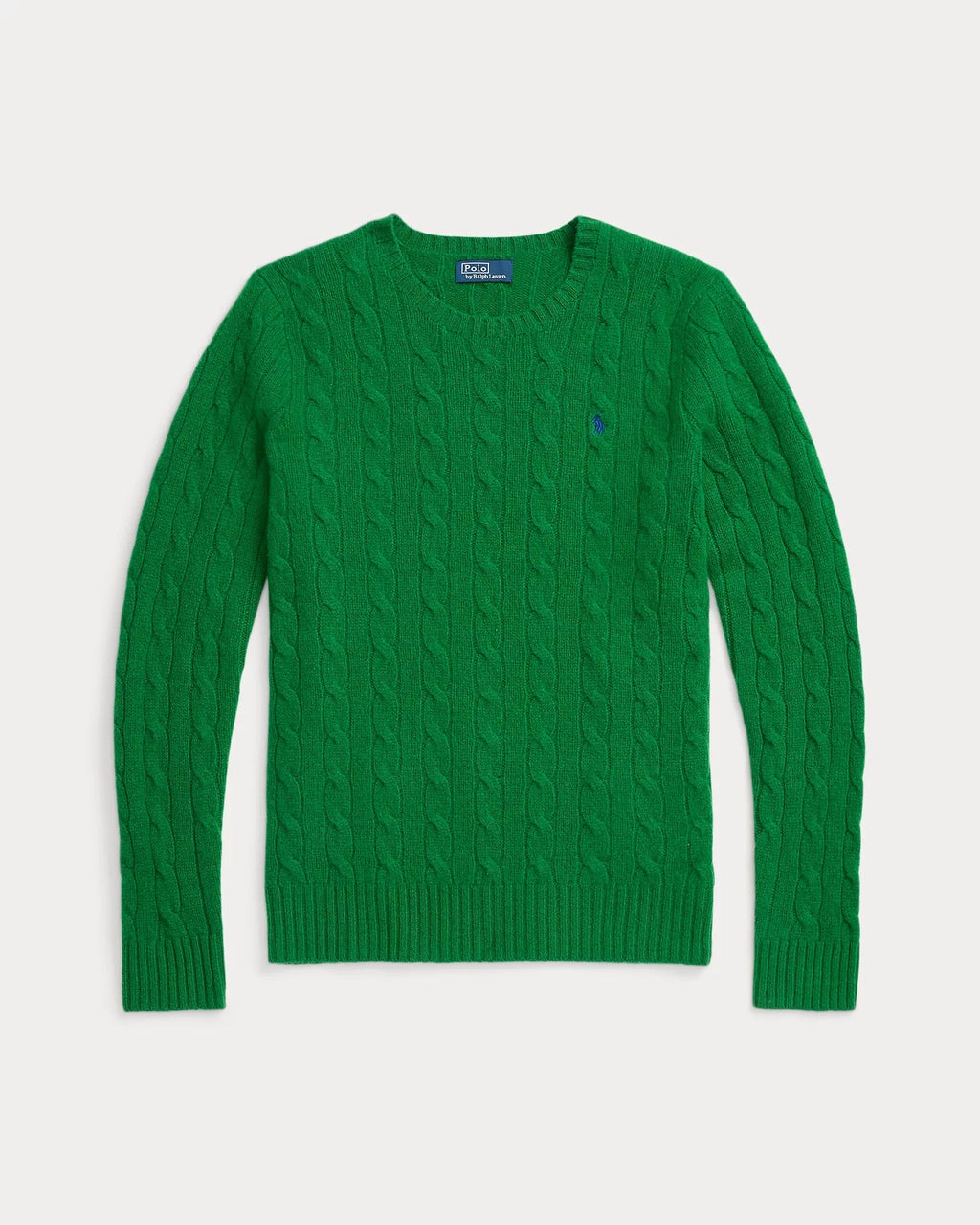 Cable-Knit Wool-Cashmere Sweater - Green