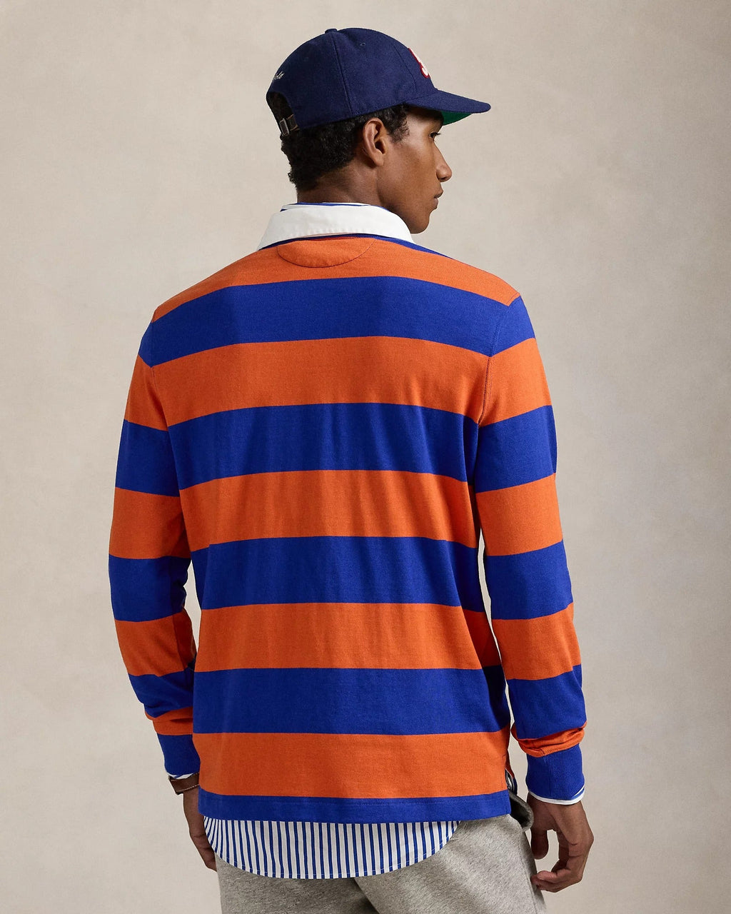 The Iconic Rugby Shirt - Blue Orange