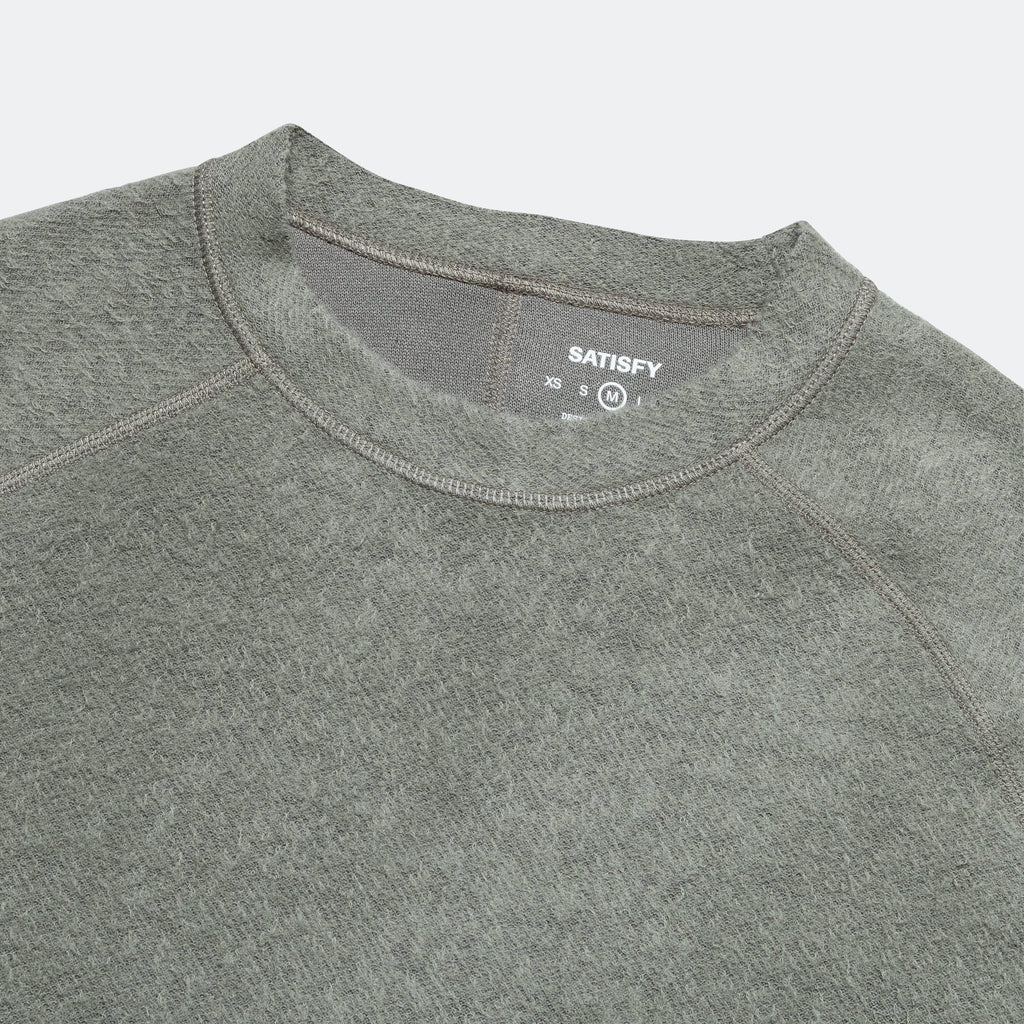 FuzzMerino Long Tee - Vetiver