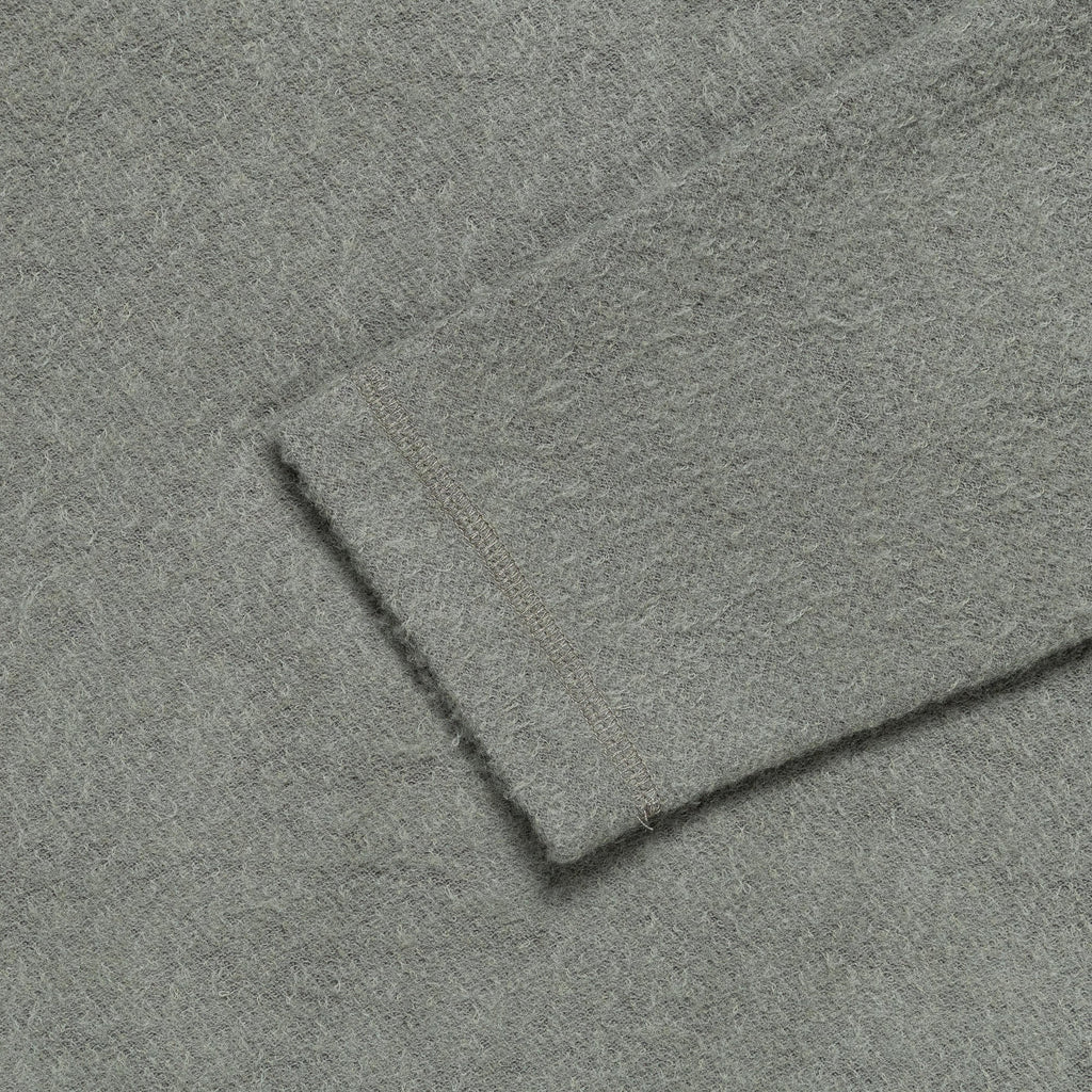 FuzzMerino Long Tee - Vetiver