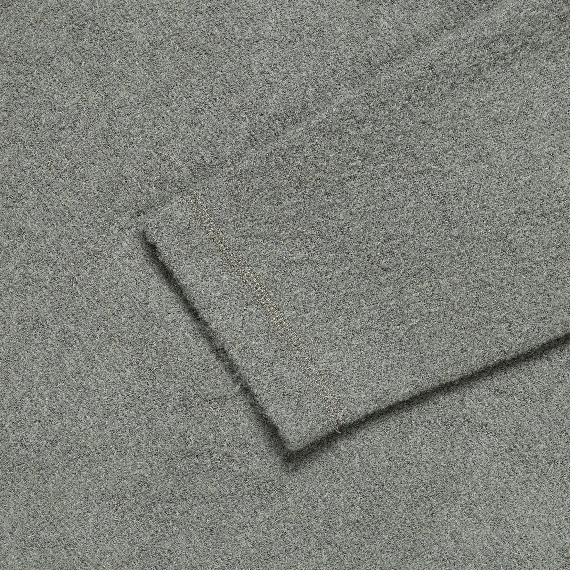 FuzzMerino Long Tee - Vetiver