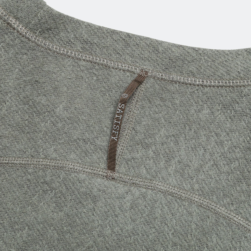 FuzzMerino Long Tee - Vetiver