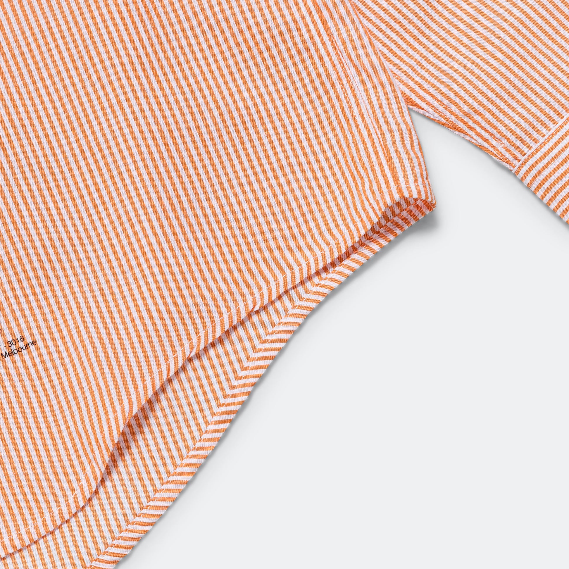 Pinstripe Oxford Shirt - Orange