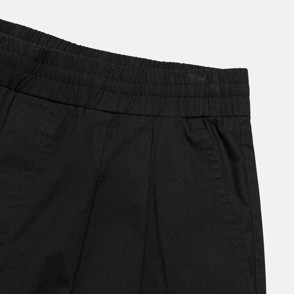 Pleated Wide Short - Black