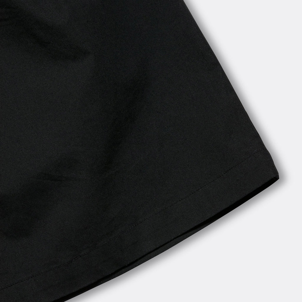 Pleated Wide Short - Black