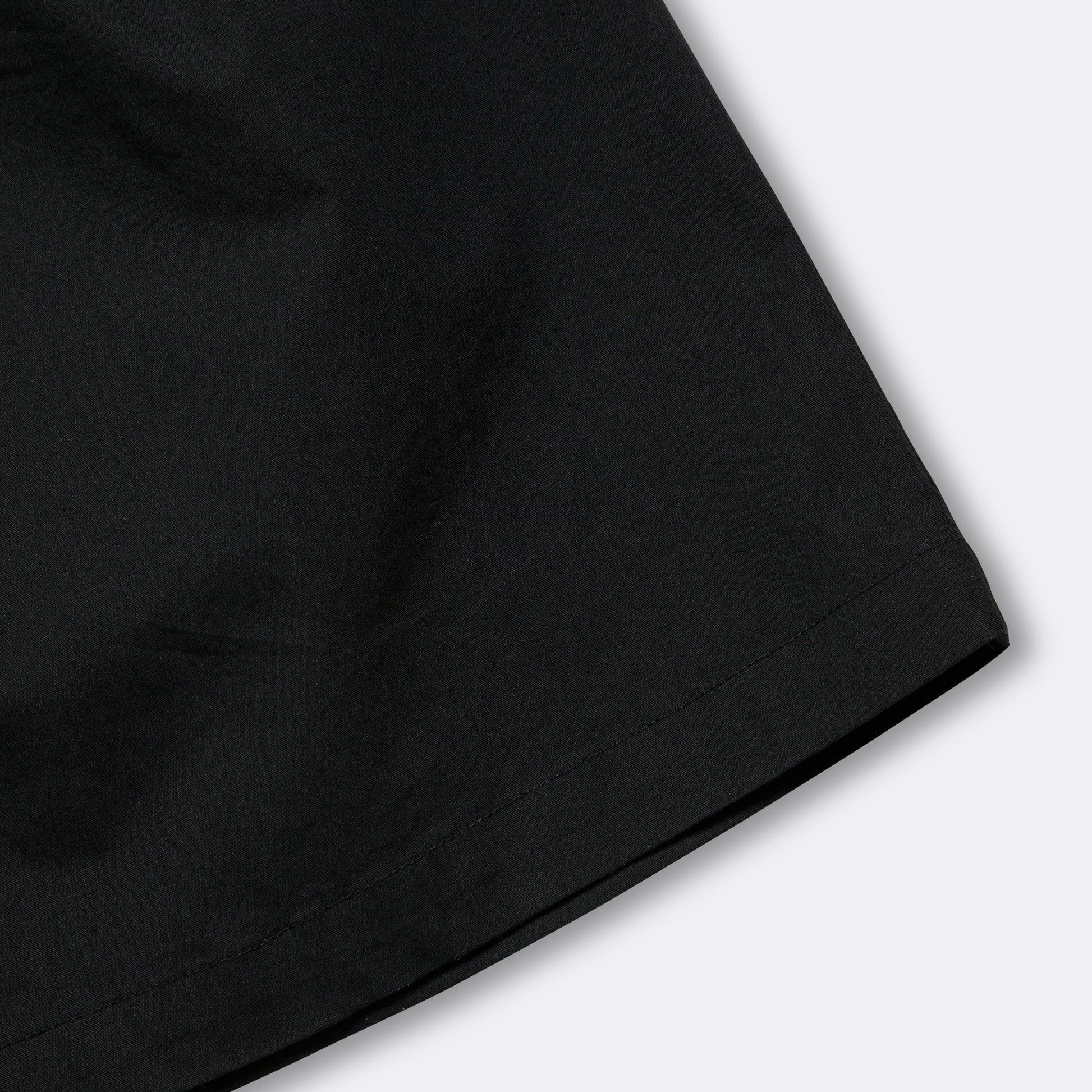 Pleated Wide Short - Black