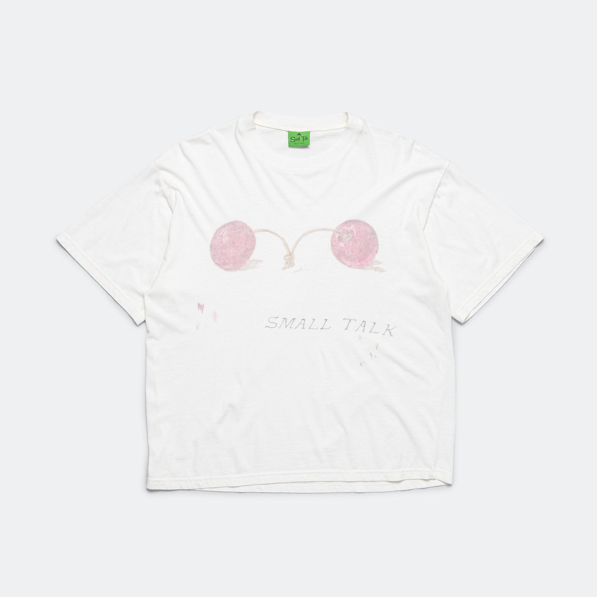 Cherries Tee - White