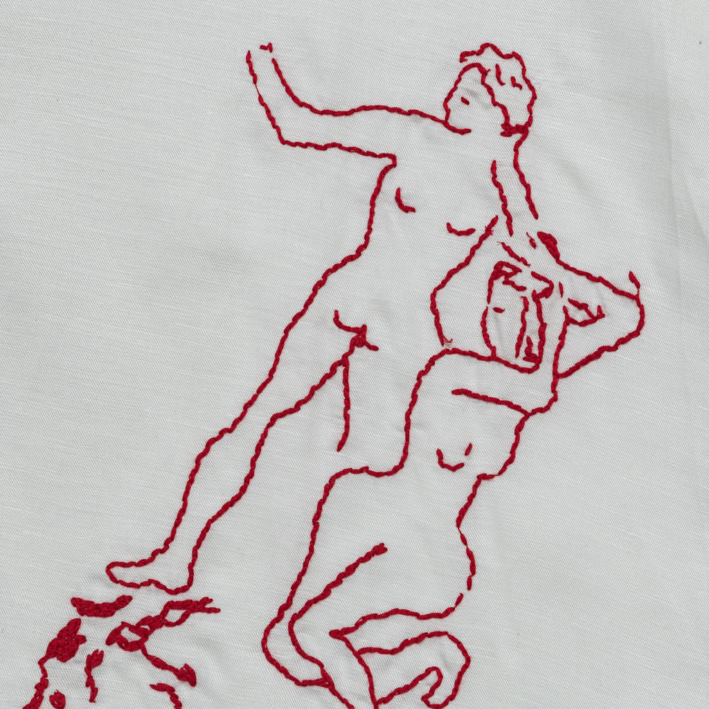 Yona Kohen Embroidered Dress Shirt - White