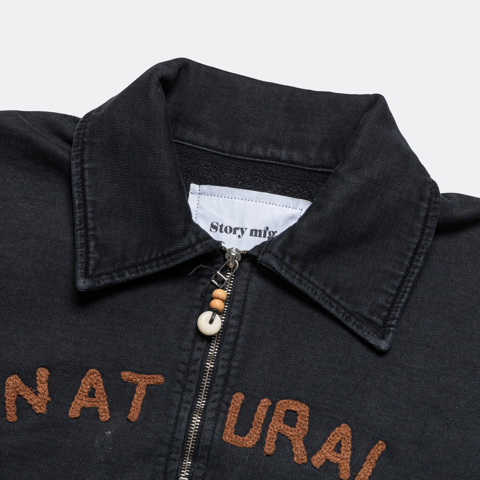 Geo Pullover - Faded Black