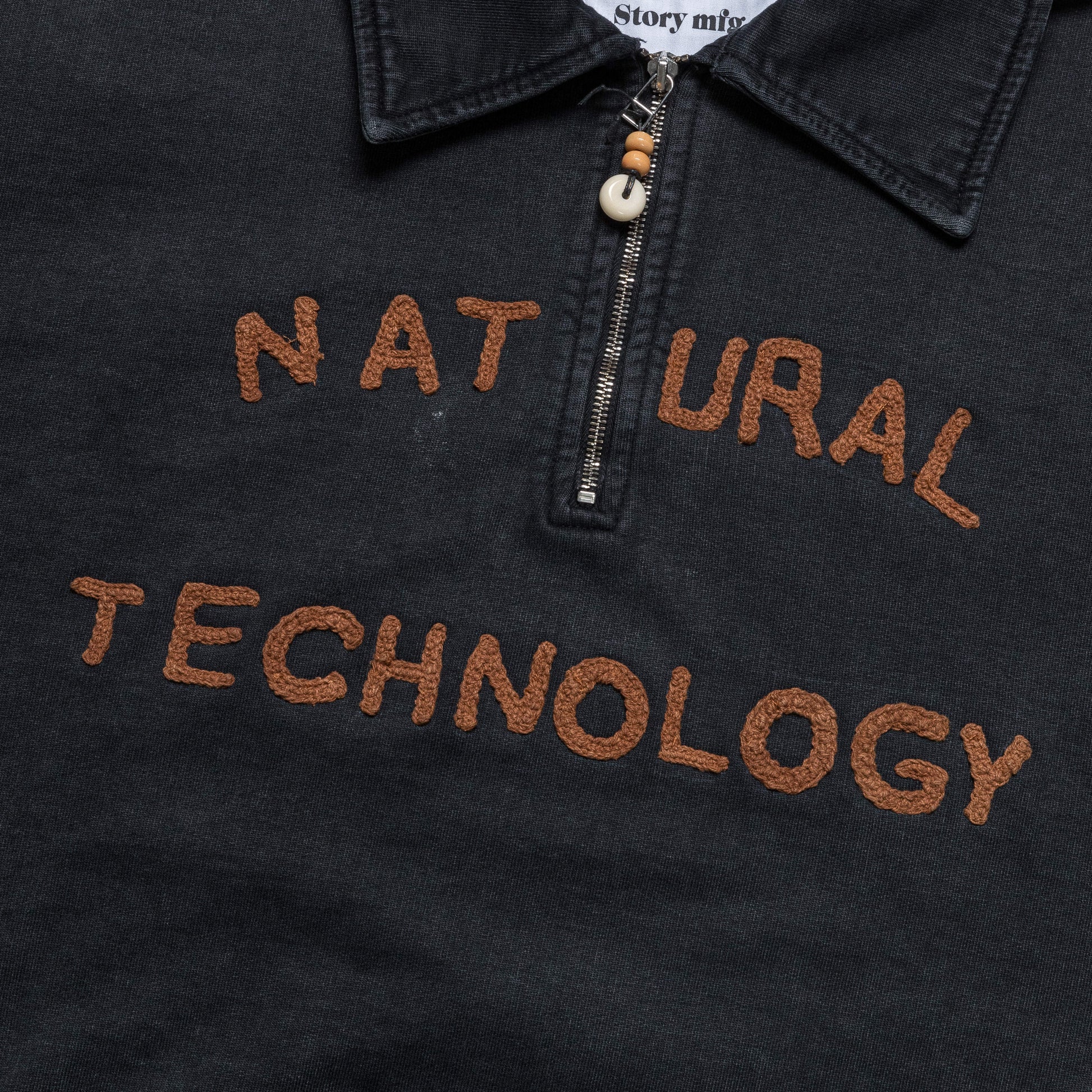 Geo Pullover - Faded Black
