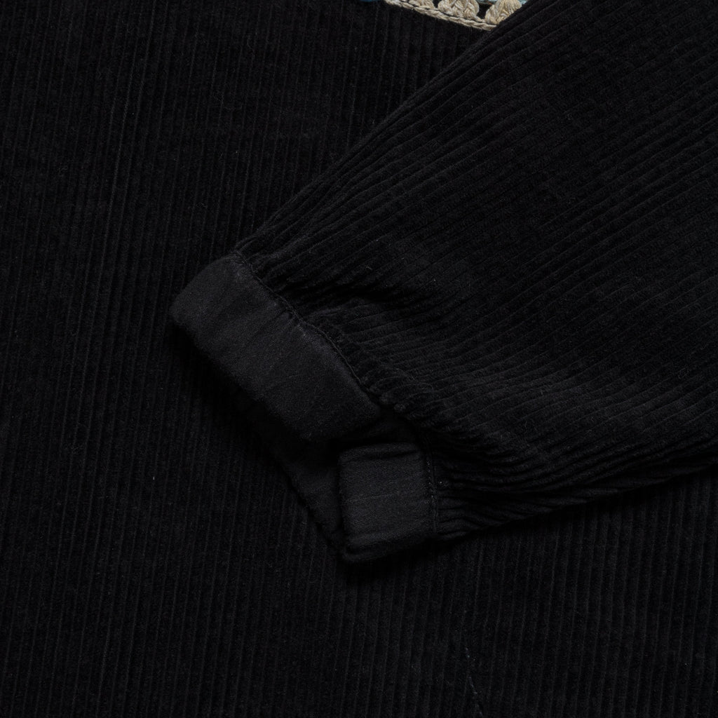 Polite Pullover - Black Corduroy