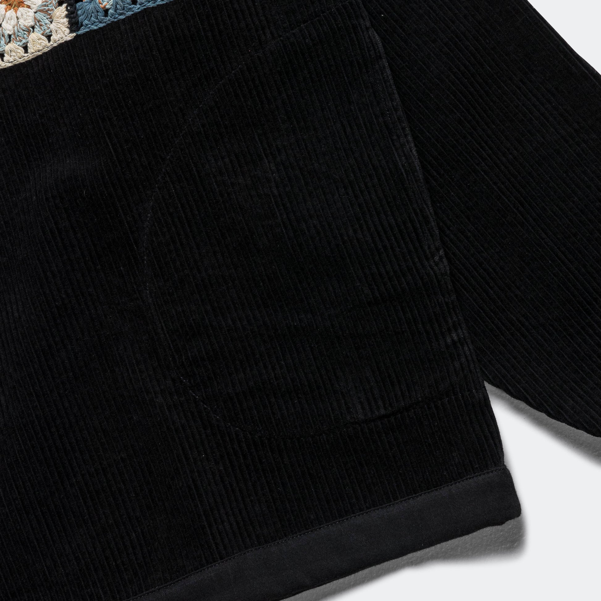 Polite Pullover - Black Corduroy