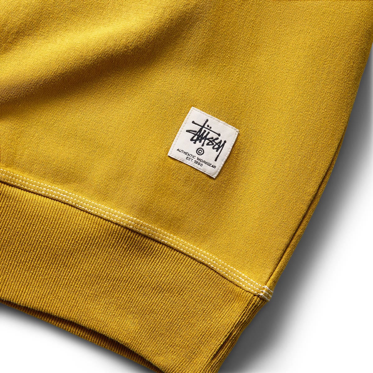CONTRAST STITCH LABEL CREW
