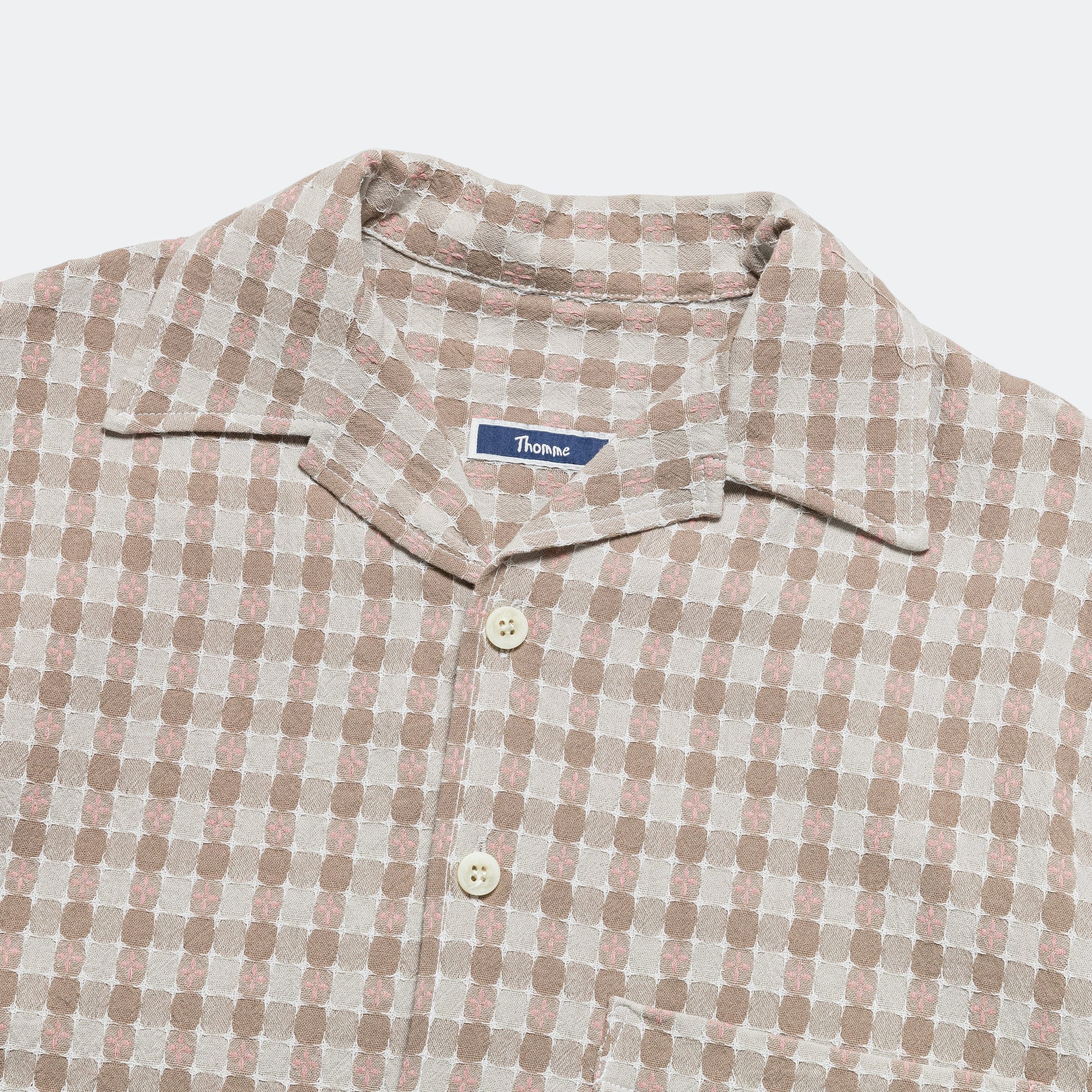 Camp Shirt Check - Beige