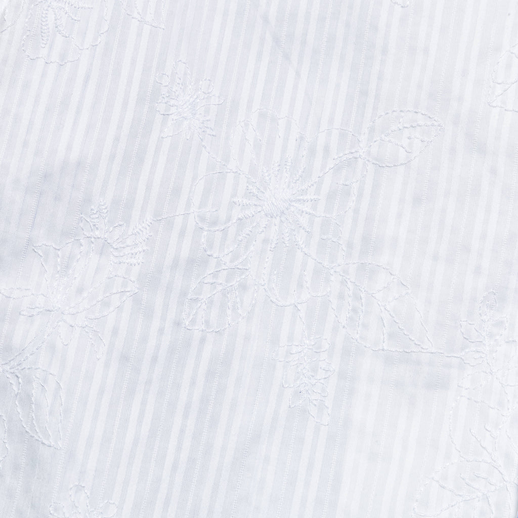 Camp Shirt Embroidered Stripe - Blue/White