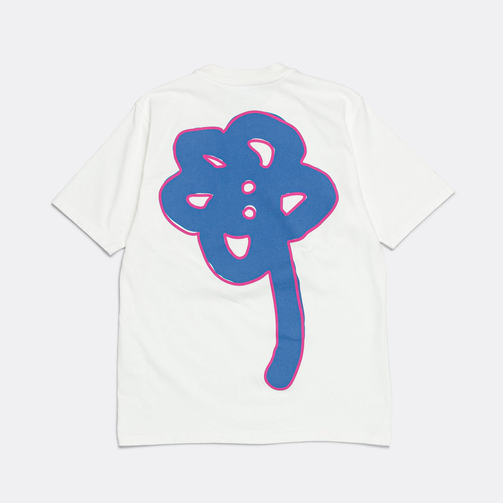 Ghosty T-Shirt - White/Navy-Pink