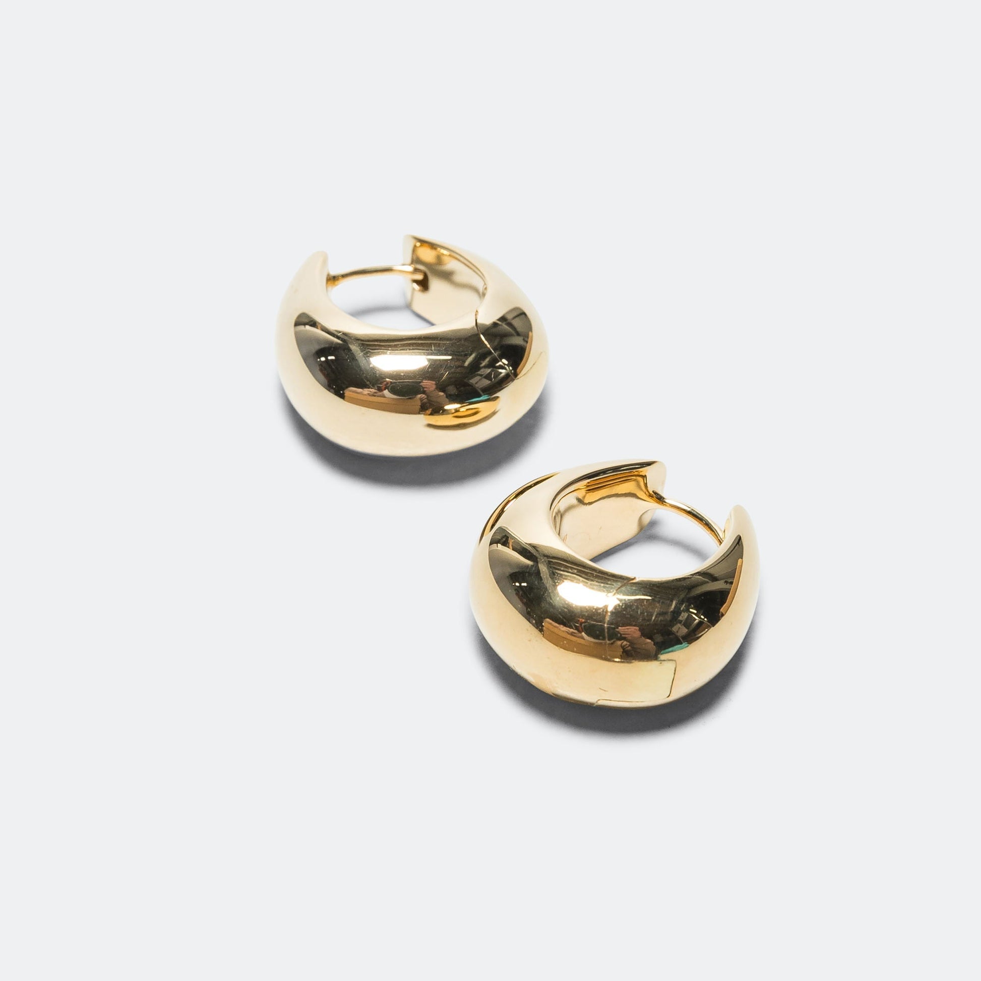 Ice Hoops Medium - 18K Gold/925 Silver