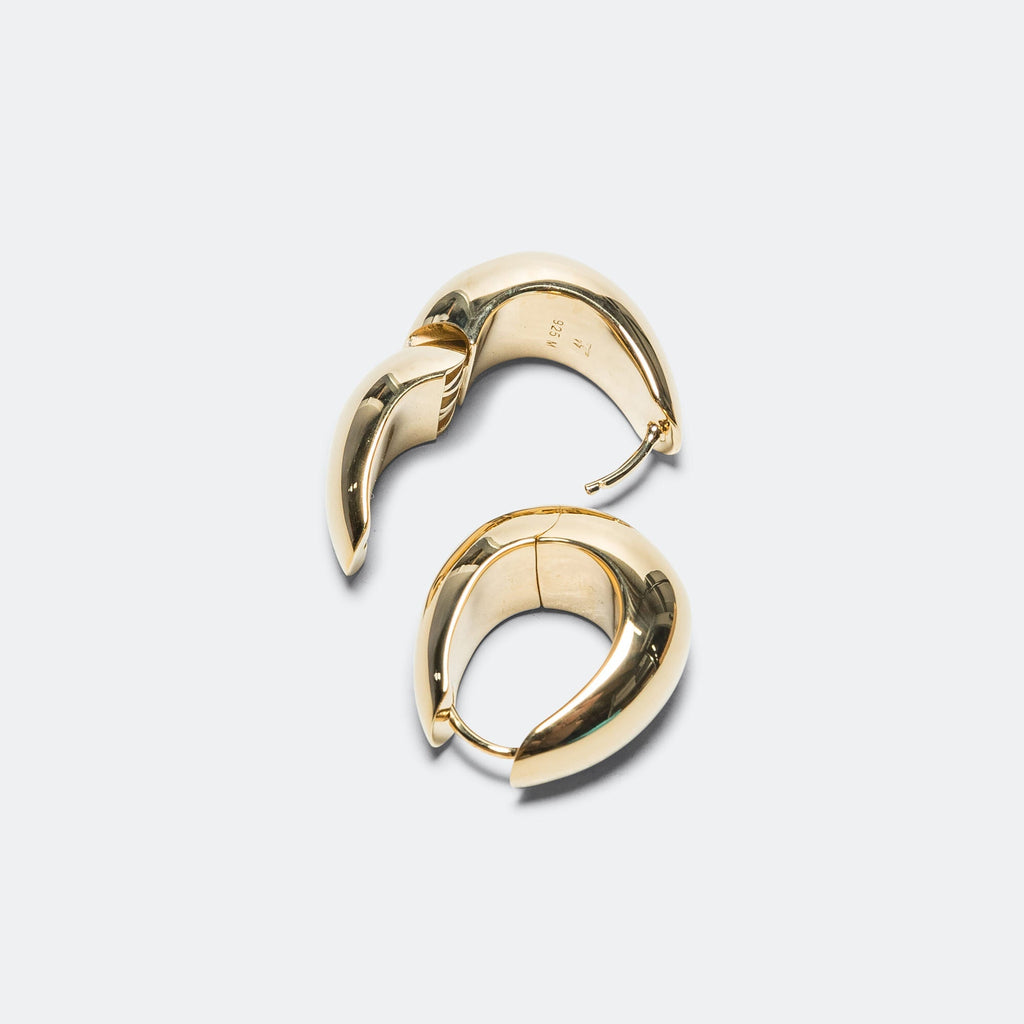 Ice Hoops Medium - 18K Gold/925 Silver