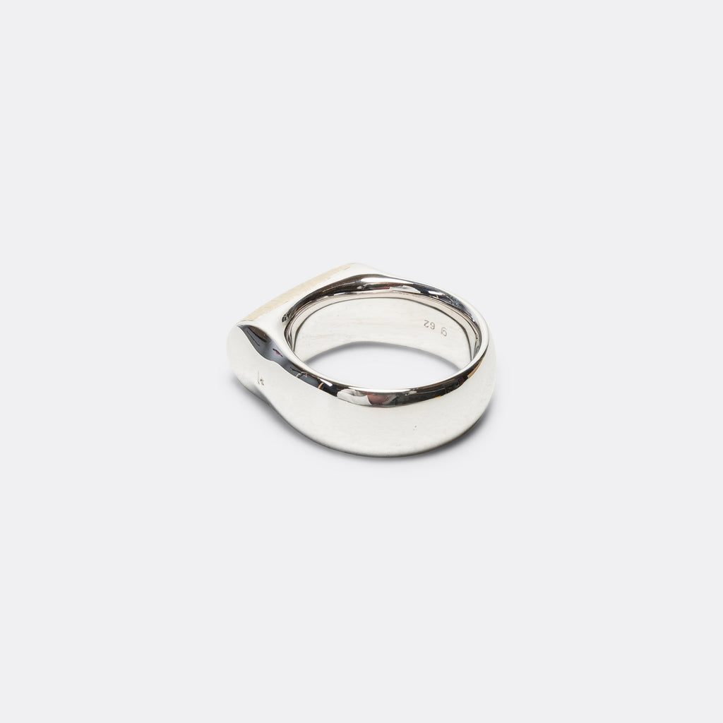 Crest Ring Gold Top - 9K Gold/925 Silver