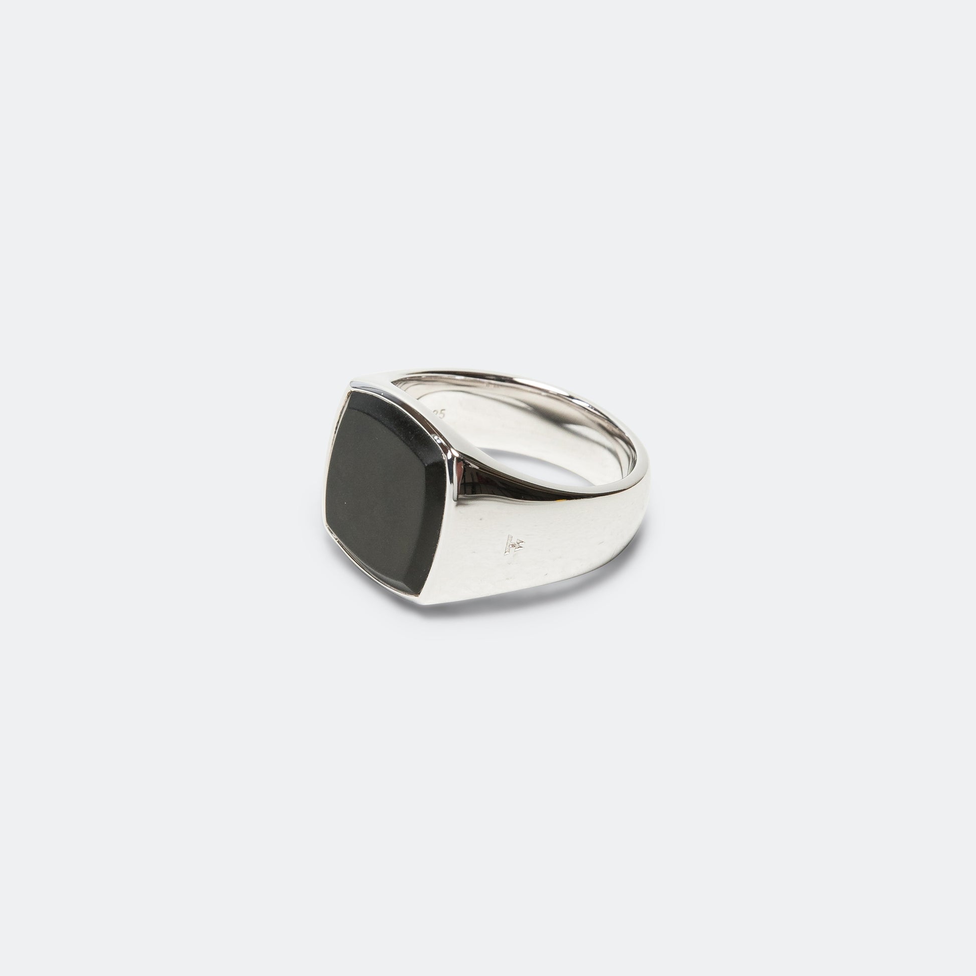 Cushion Ring - Black Onyx