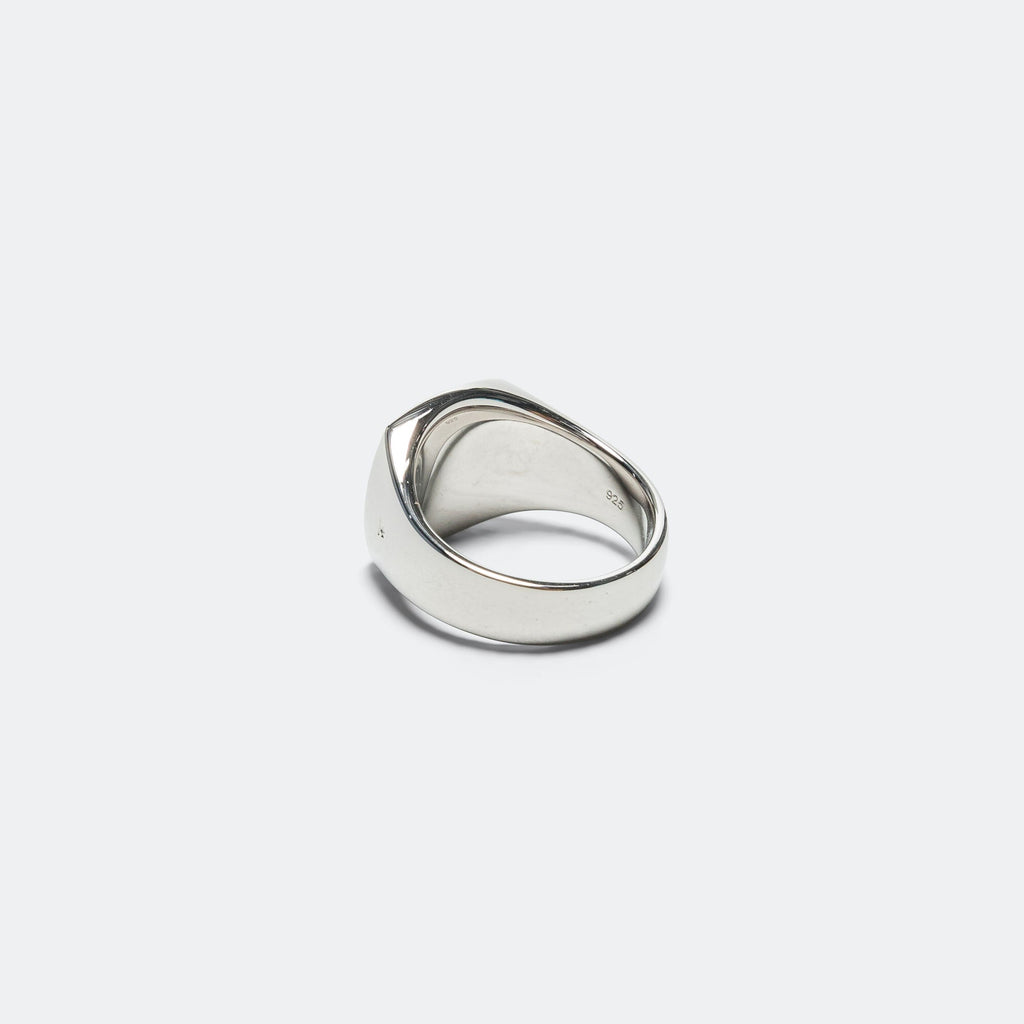 Cushion Ring - White Mother of Pearl/925 Silver