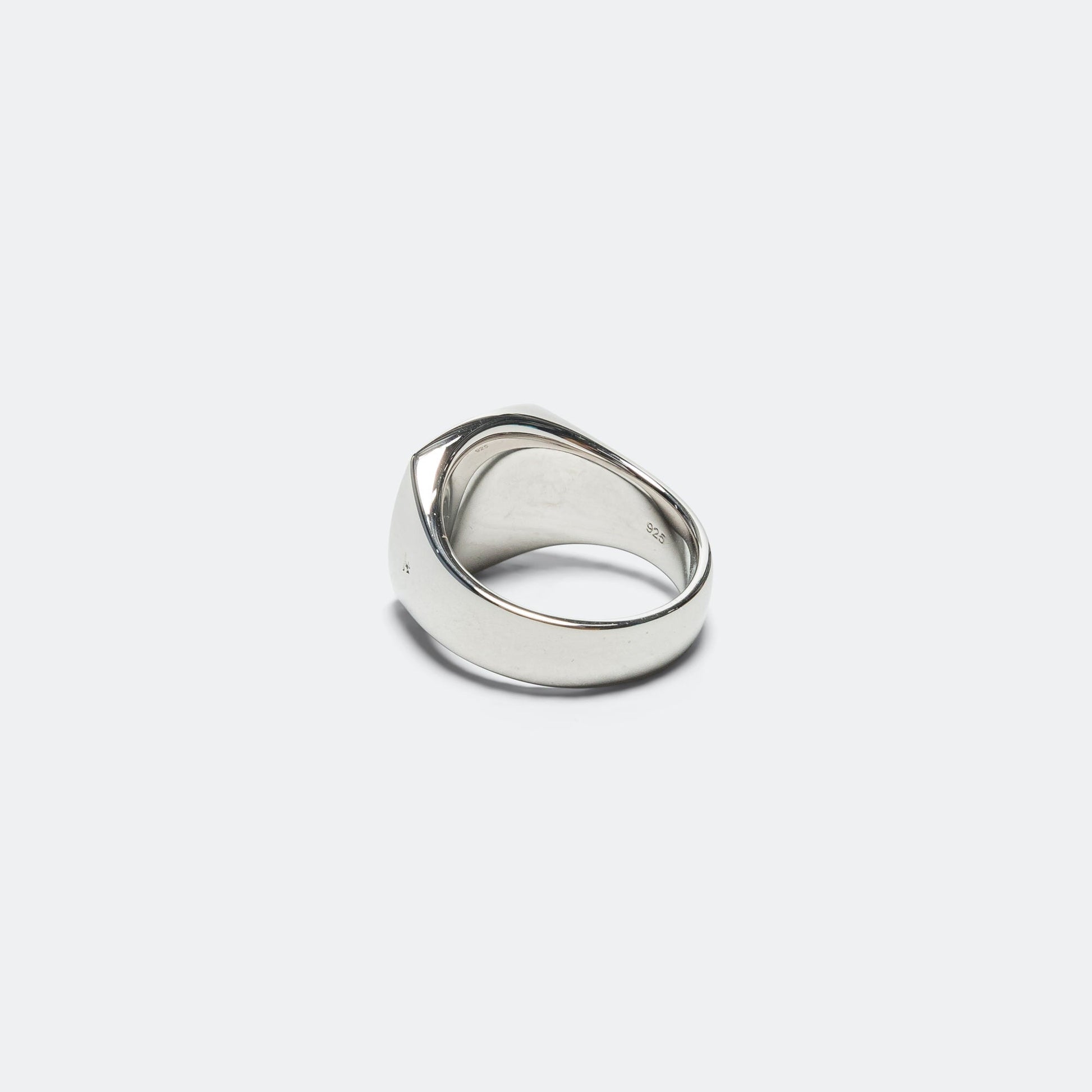 Cushion Ring - White Mother of Pearl/925 Silver