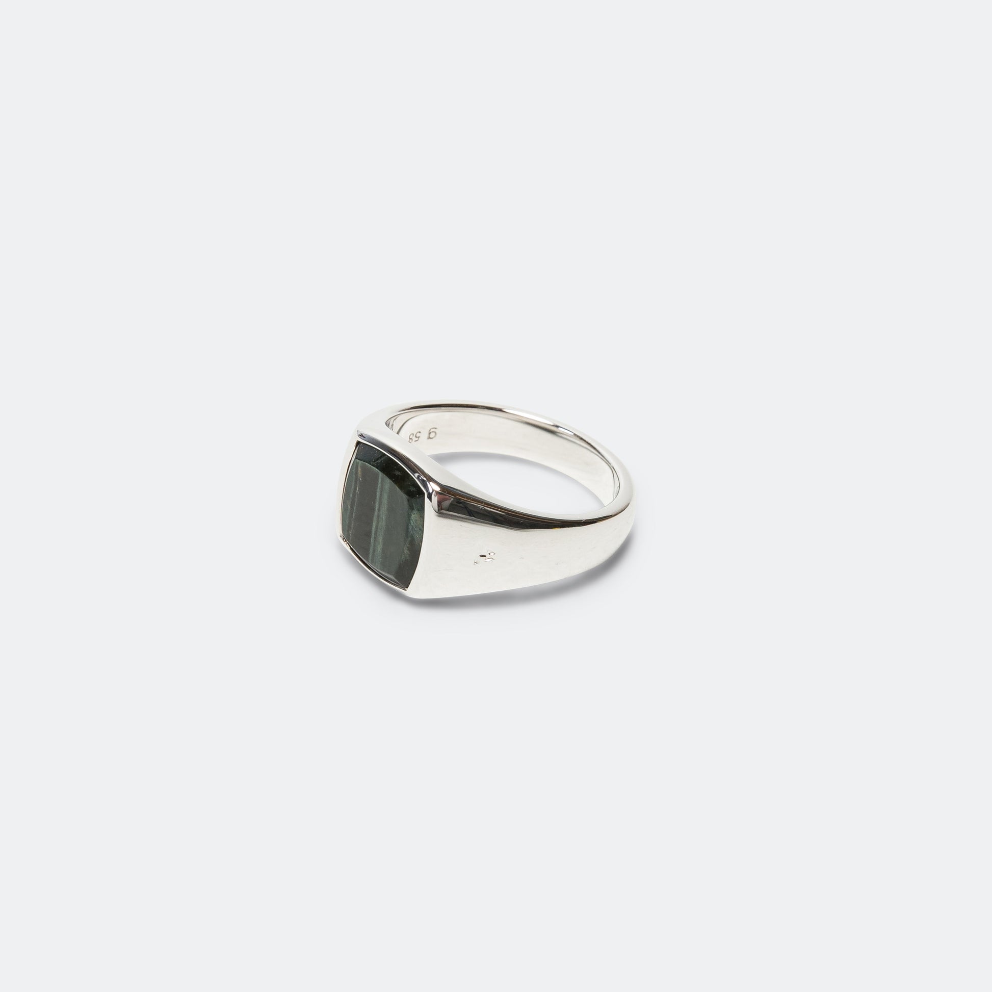 Kay Ring Blue Hawk Eye - 925 Silver