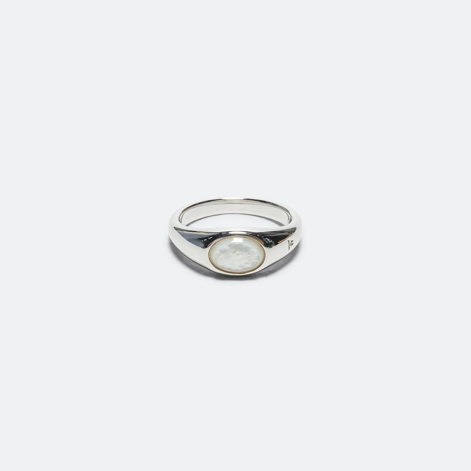 Joe Ring - White Mother of Pearl/925 Silver