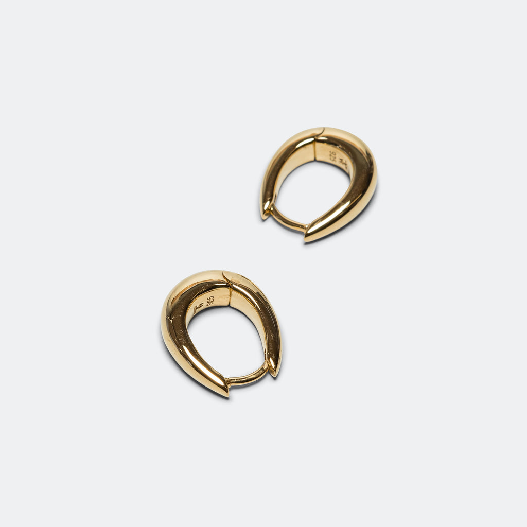 Liz Hoops Gold - 925 Silver/18K Gold