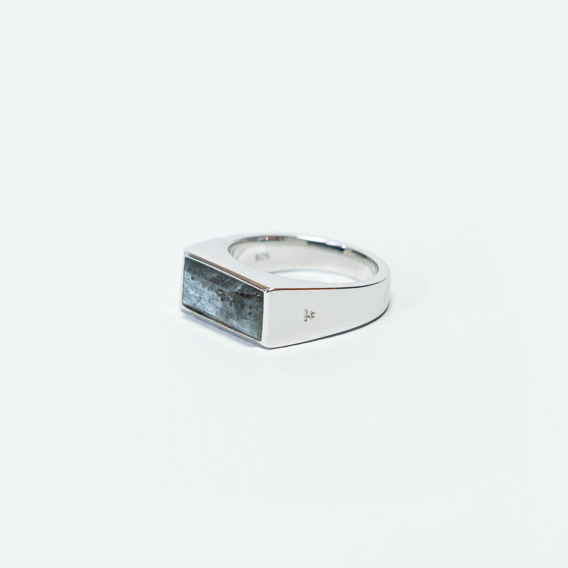 Peaky Larvikite Ring - 925 Silver