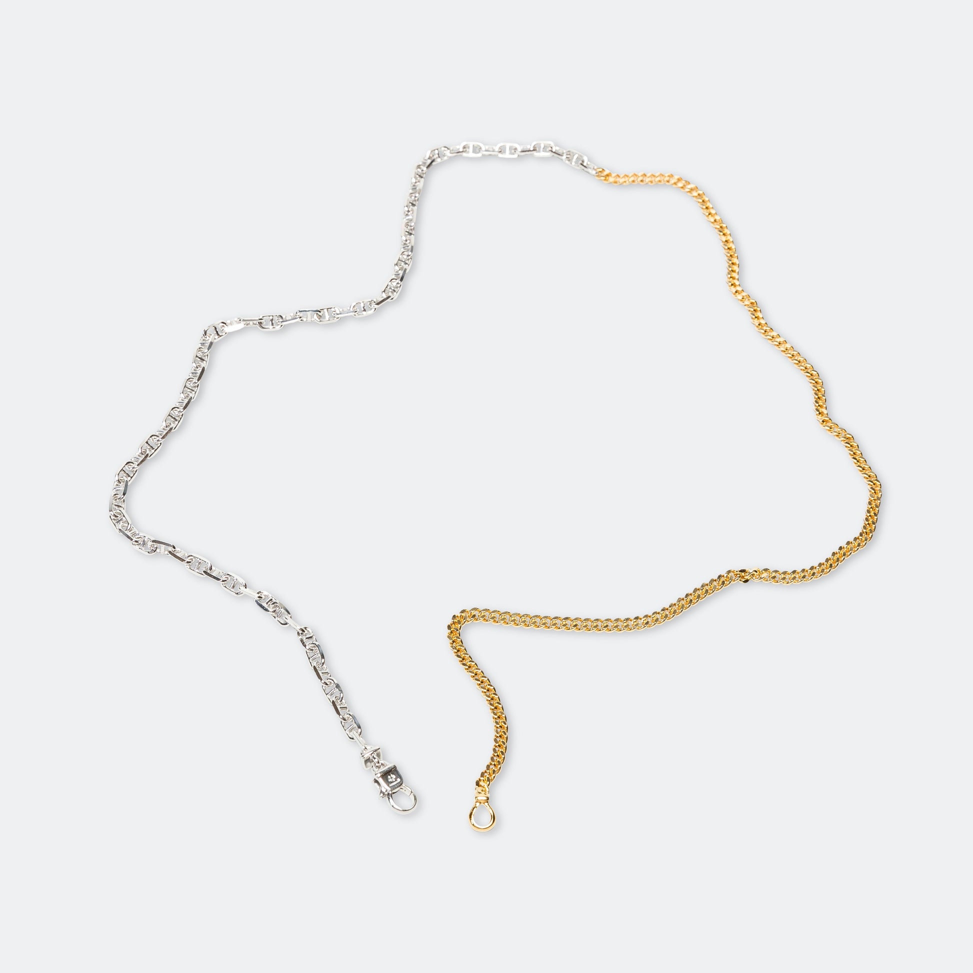 Rue Chain Duo - 925 Silver/18K Gold