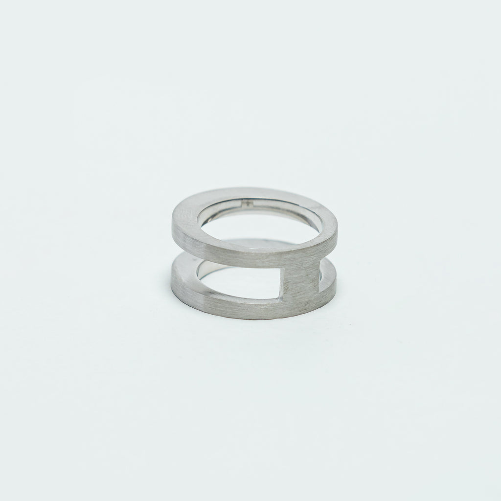 Vault Double Ring - 925 Silver