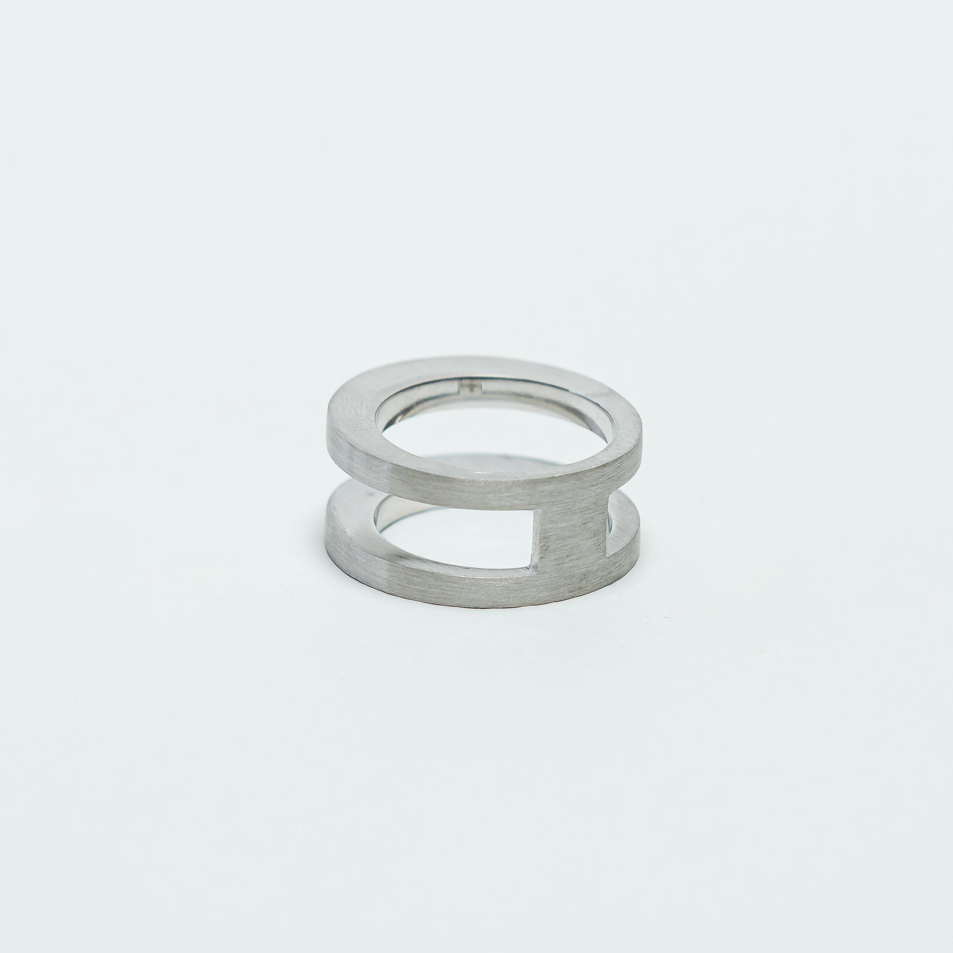 Vault Double Ring - 925 Silver