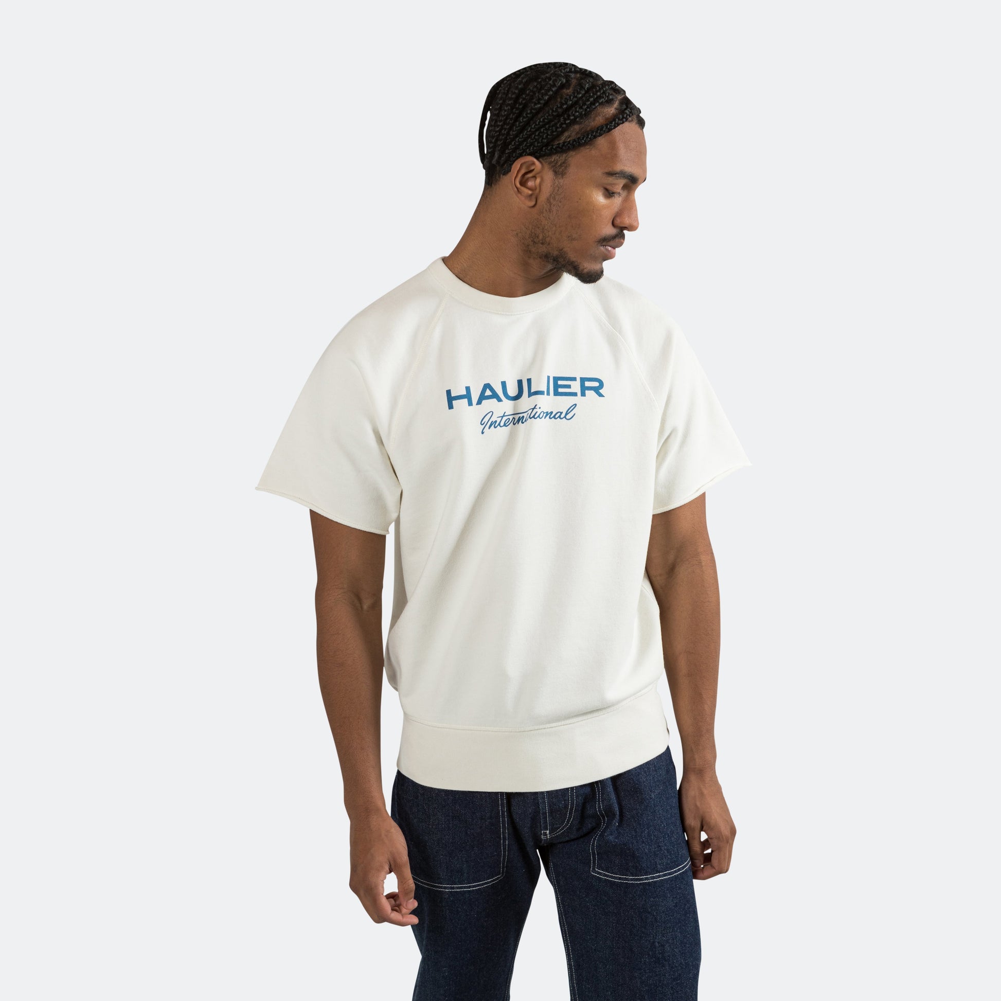 Sly Cut-Off Sweatshirt - Ecru