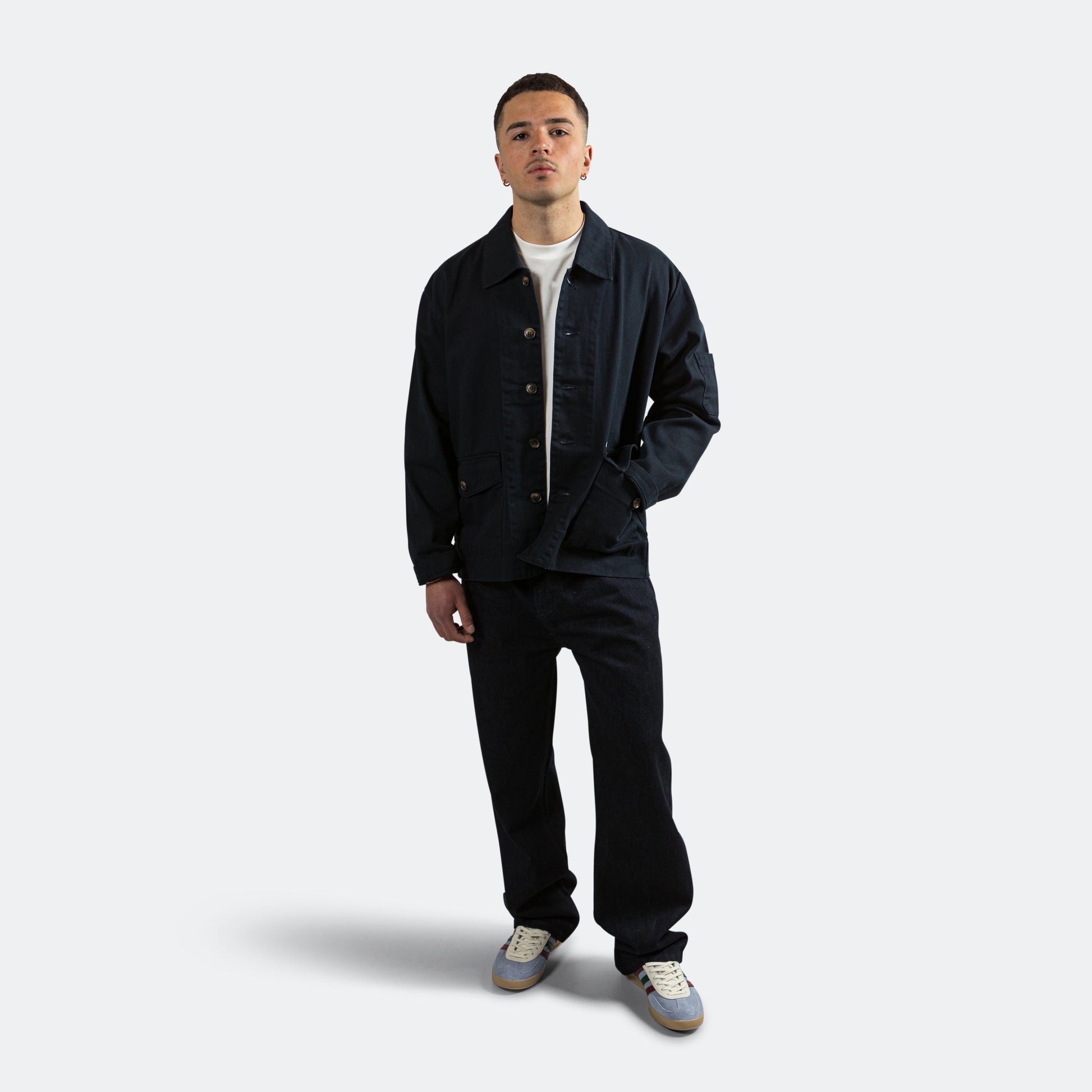 Twill Work Jacket - Navy