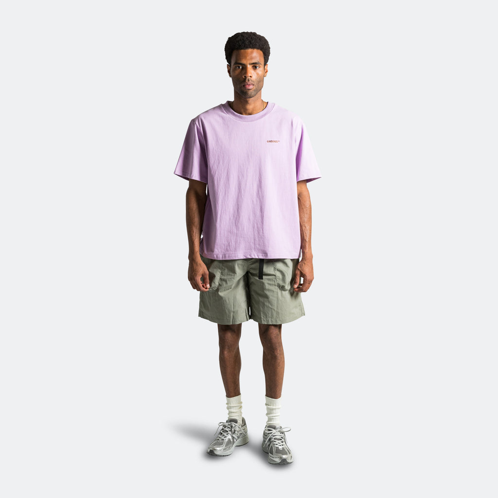 3D Pocketed Belted Shorts - Olive