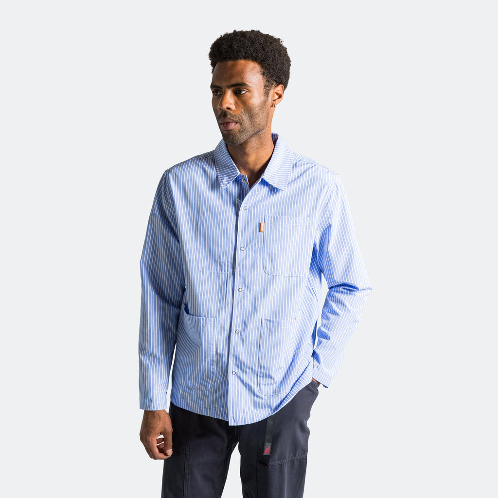 Shirting Chore Coat - Blue Stripe