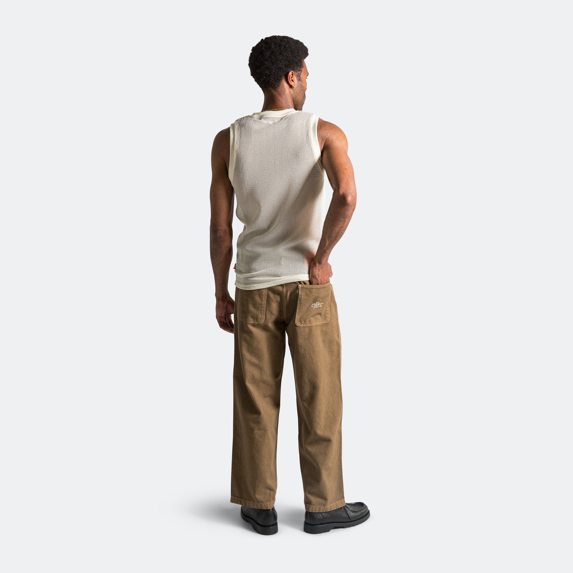 Mesh Tank - Ecru