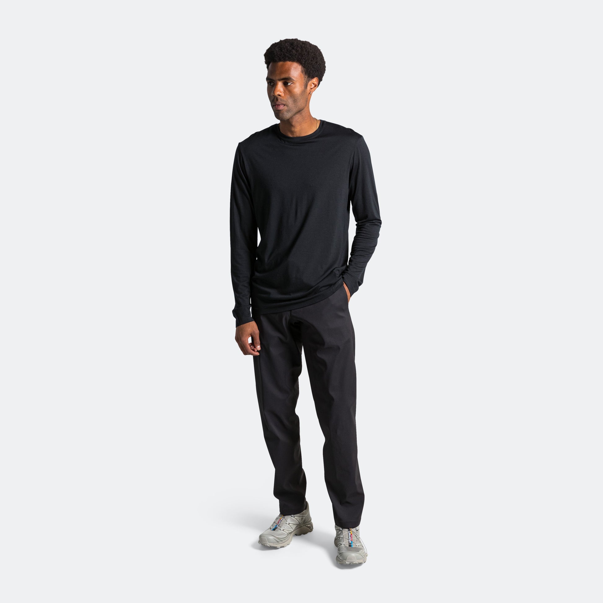 Frame LS Shirt - Black